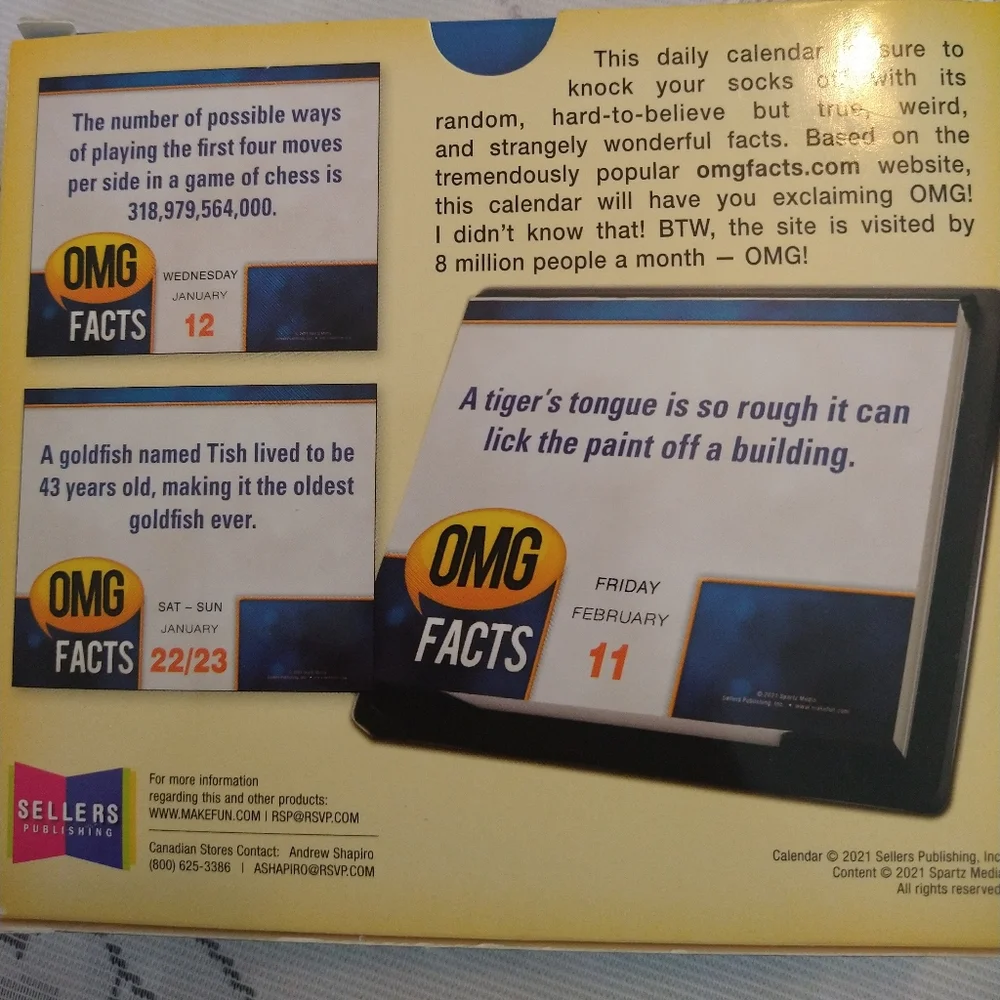 Sellers Publishing OMG Facts, 6